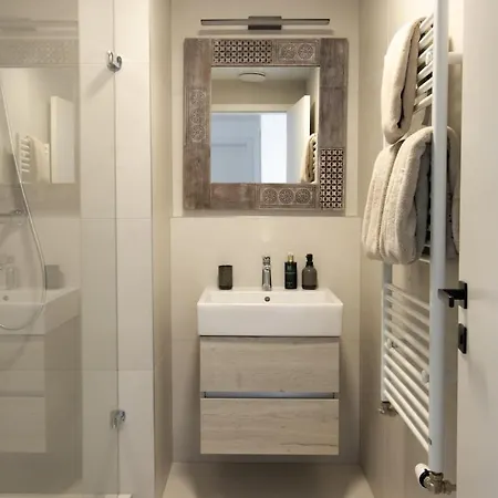 With Sunset View Over