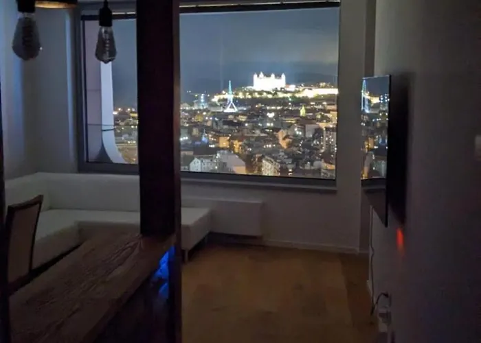 With Sunset View Over *